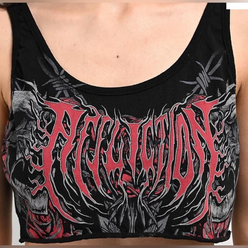 Affliction Crop Top Size Xsmall NWT - Picture 2 of 3